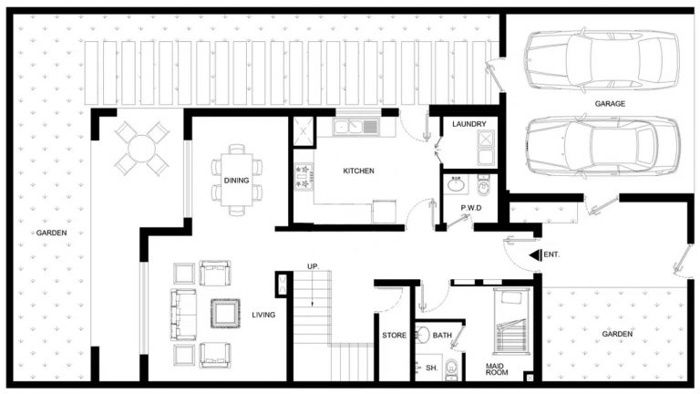 Azha Community 4 Bedroom Villa Type 2B Floor-plan